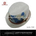 cheap straw fedora hats for promotion